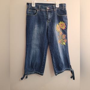 FUBU Girls Jean Capris-  Size 14